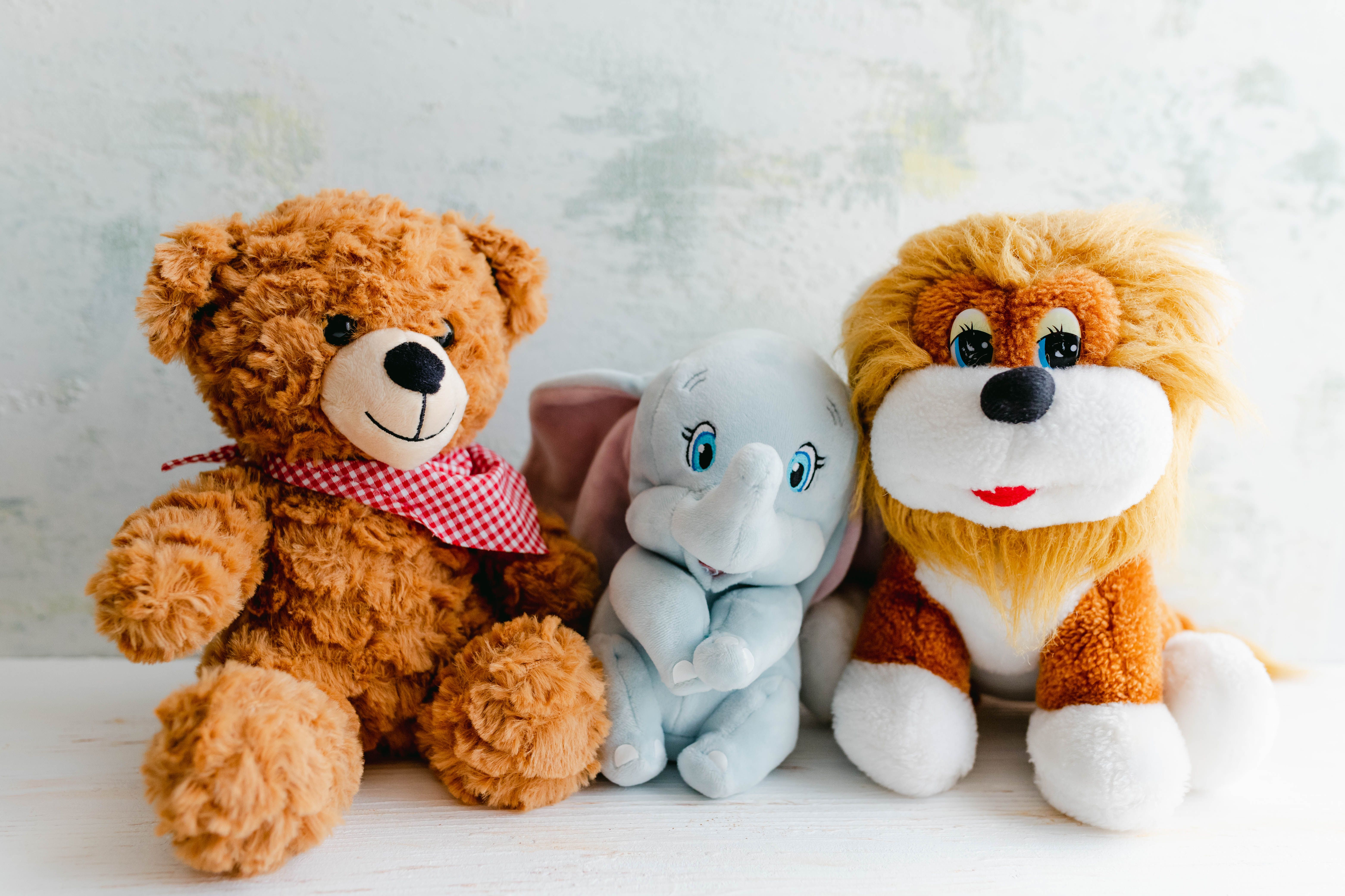 Cute plush teddy bear